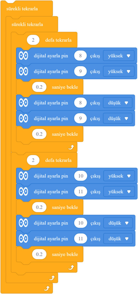 #58 mBlock Polis Çakar Devresi 1 mBlock Polis Çakar Devresi